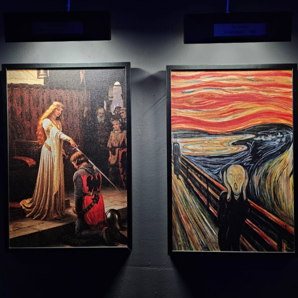 Art gallery room view